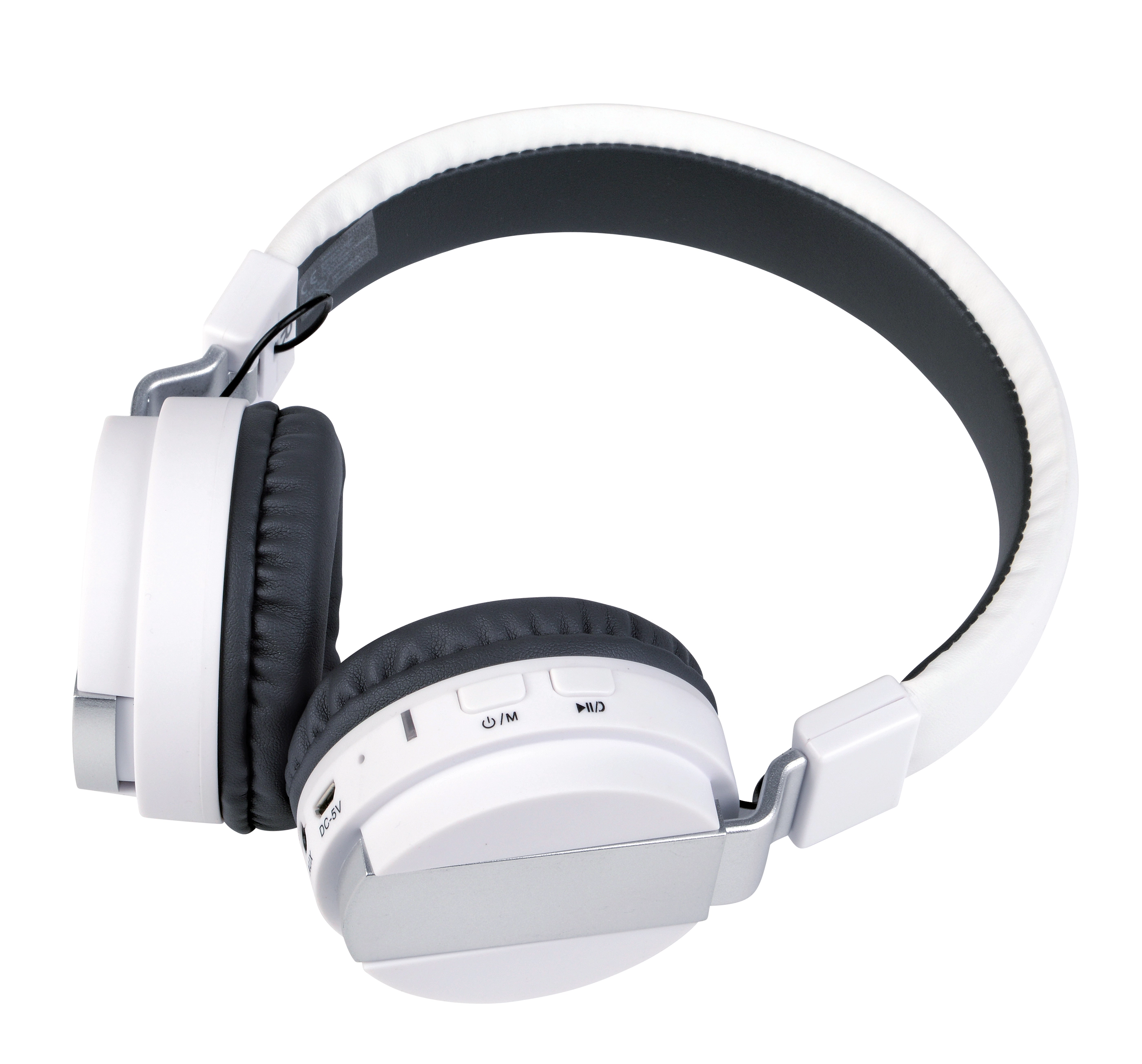 Słuchawki bezprzewodowe FREE MUSIC, biały 56-0406216 biały