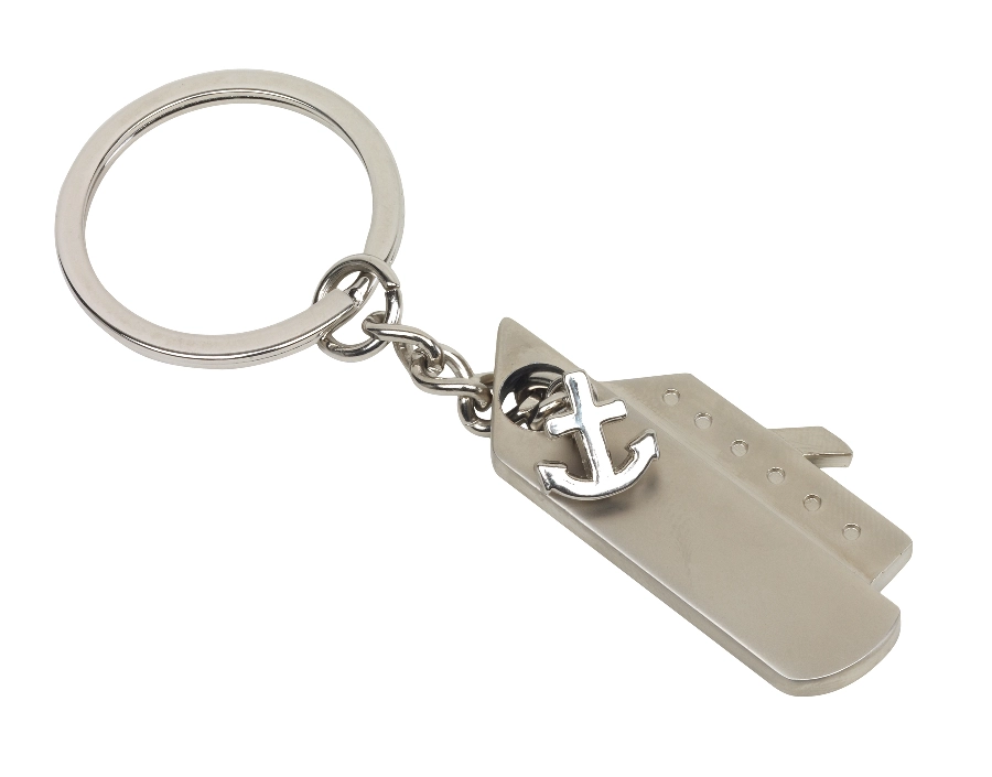 Brelok na klucze CRUISER, srebrny 56-0407845 srebrny
