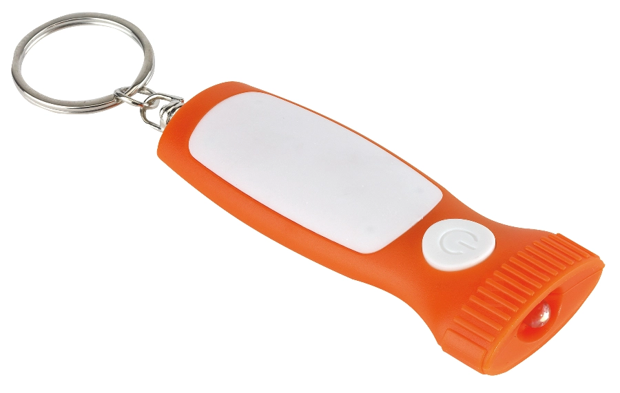 Brelok z diodą LED MITHRAS, biały, pomarańczowy 56-0407935 biały