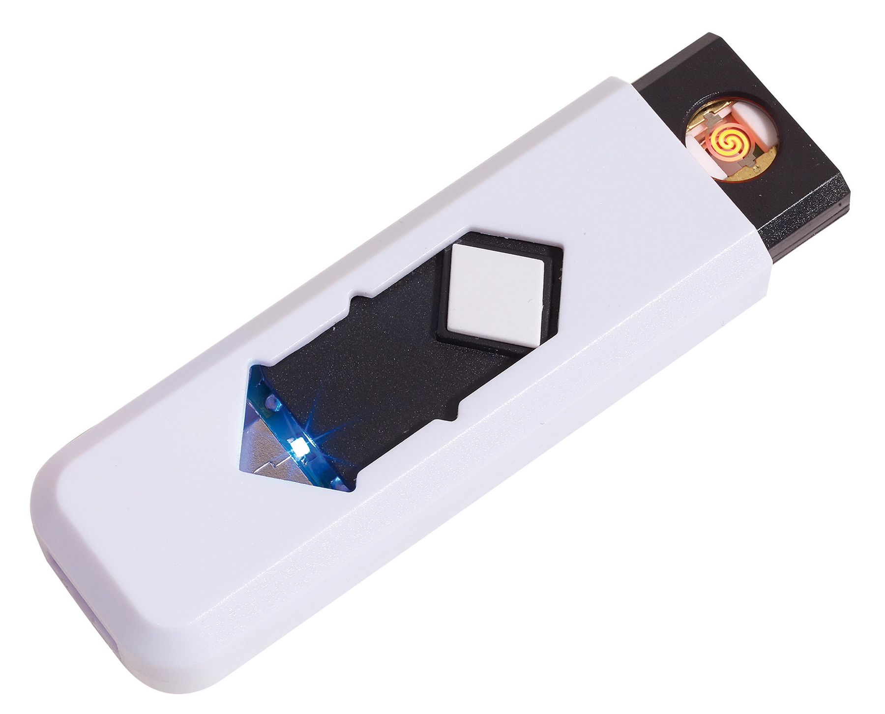 Elektroniczna zapalniczka z USB FIRE UP, biały 56-0411046 biały