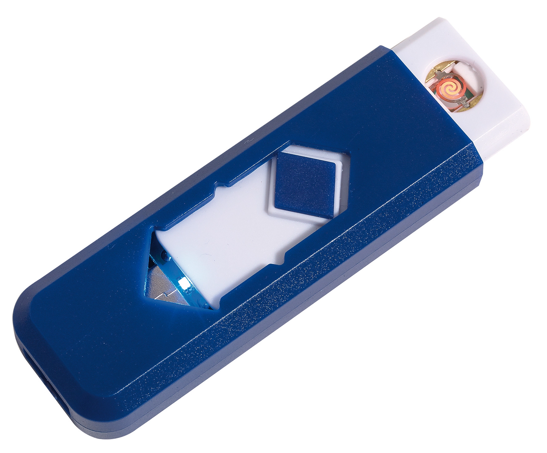 Elektroniczna zapalniczka z USB FIRE UP, niebieski 56-0411048 niebieski