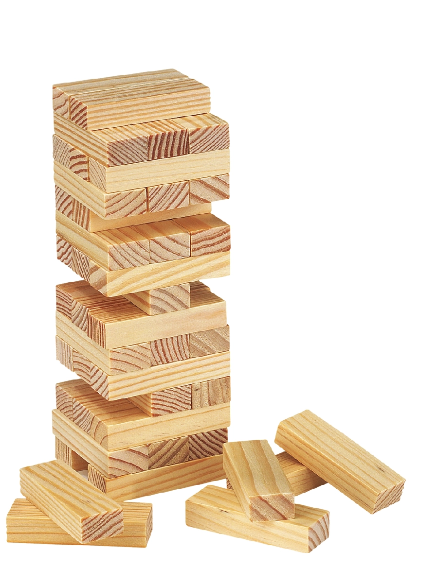 Gra zręcznościowa wieża HIGH-RISE, drewno 56-0501036