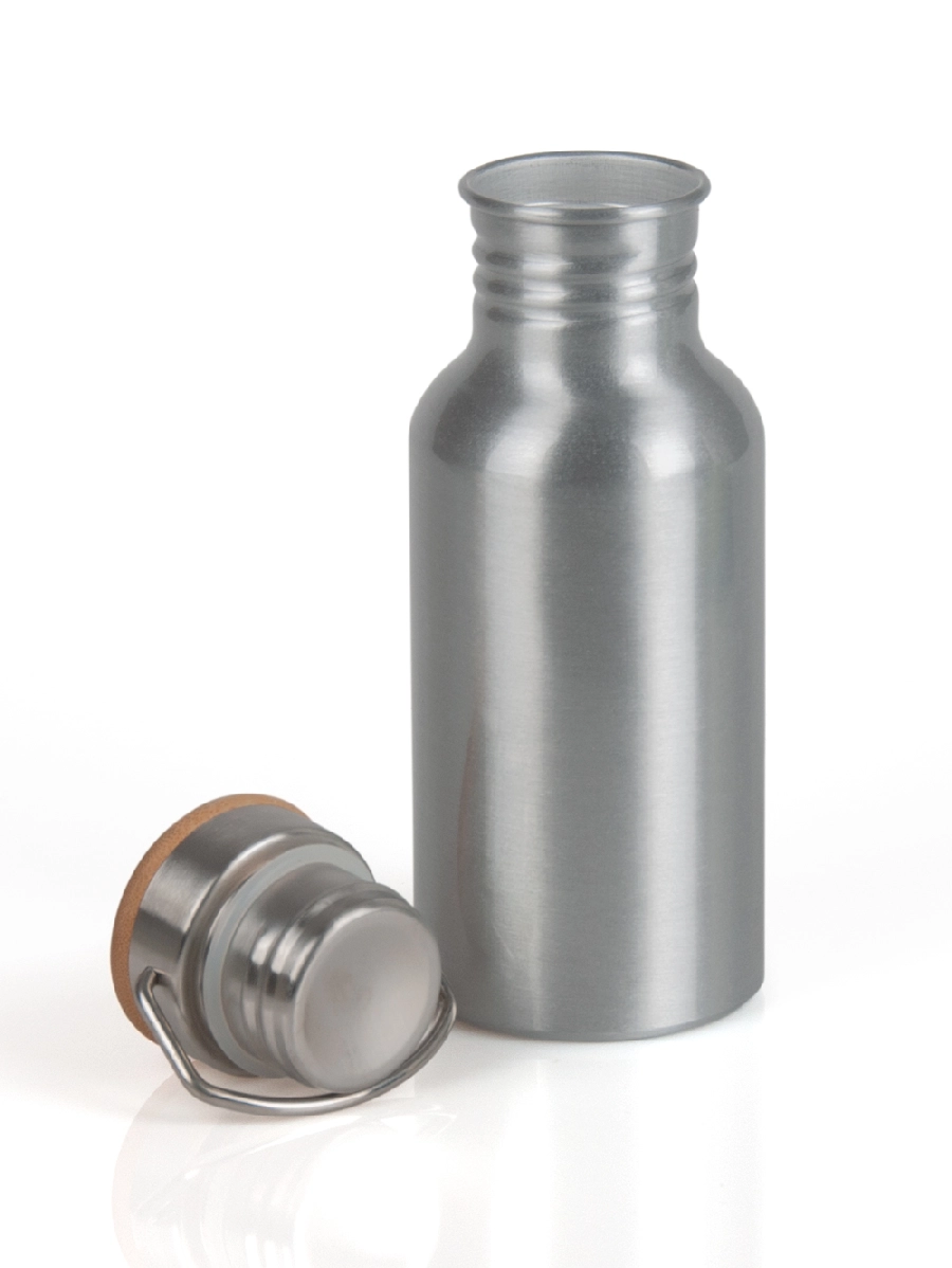 Aluminiowa butelka ECO TRANSIT, srebrny 56-0603152
