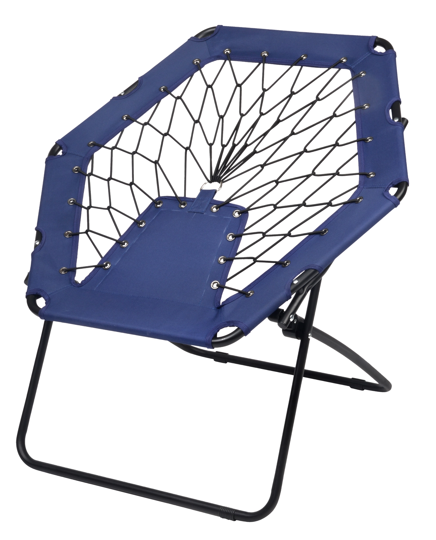 Krzesło bungee CHILL OUT, czarny, niebieski 56-0603518