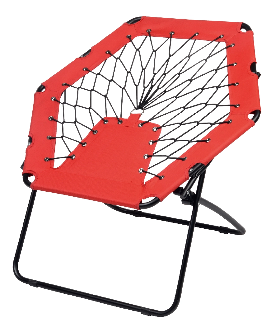 Krzesło bungee CHILL OUT, czarny, czerwony 56-0603519