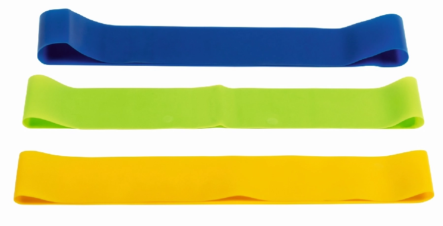 Pasy treningowe SPORTY BAG, jasnozielony, niebieski, żółty 56-0605033 niebieski