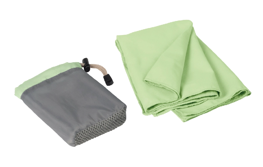 Ręcznik z mikrofibry CONDITION, jasnozielony, szary 56-0605081 szary