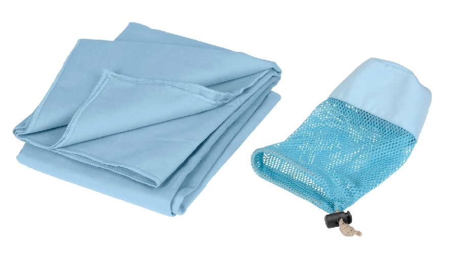 Ręcznik z mikrofibry FRESHNESS, jasnoniebieski 56-0605085 niebieski