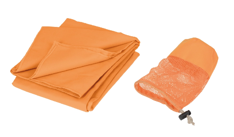 Ręcznik z mikrofibry FRESHNESS, pomarańczowy 56-0605088 pomarańczowy