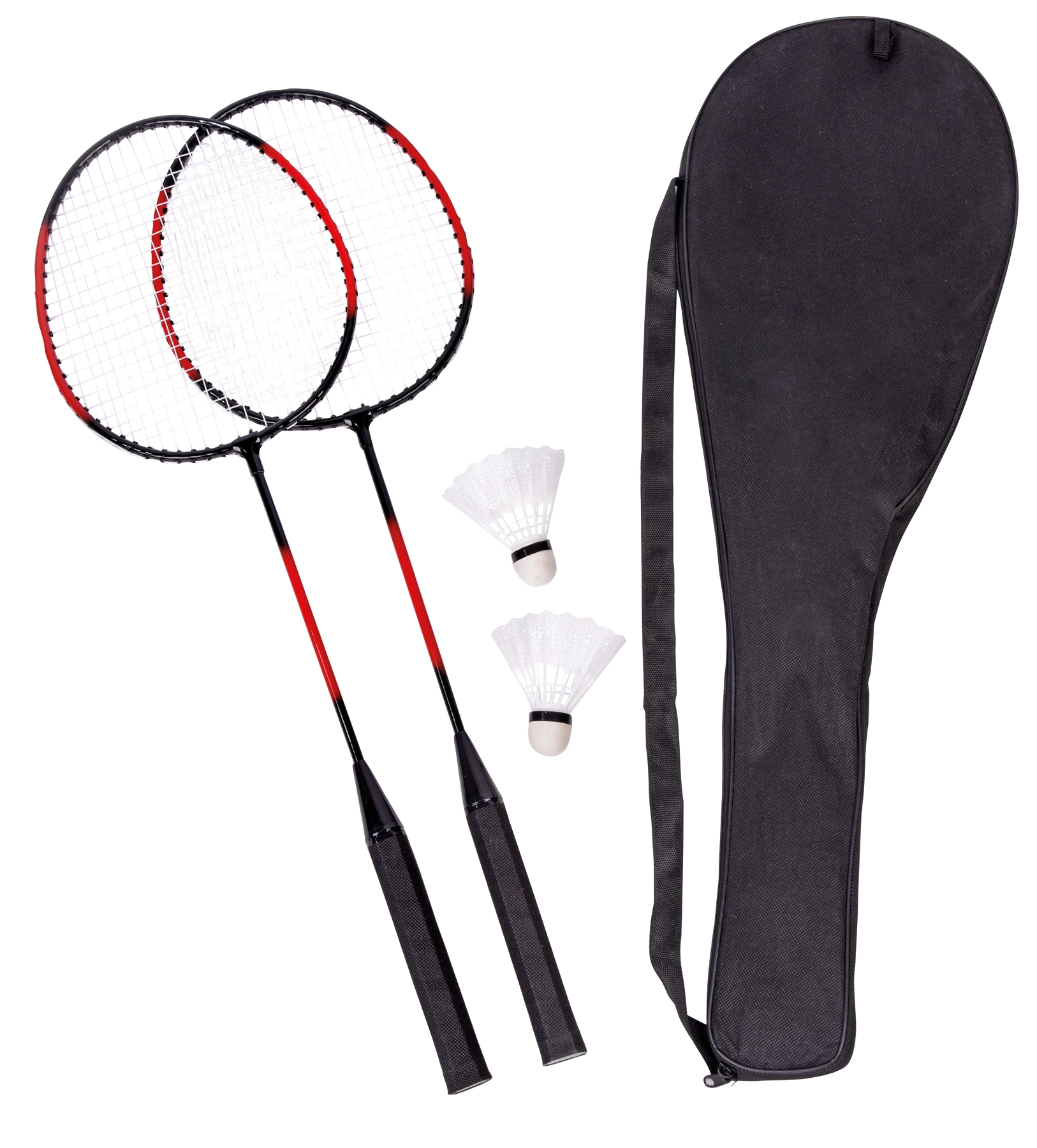 Zestaw do badmintona SMASH, , czarny, czerwony 56-0606170