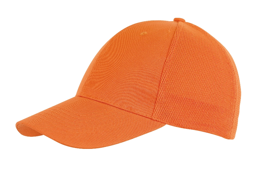 6 segmentowa czapka PITCHER, pomarańczowy 56-0701705 pomarańczowy