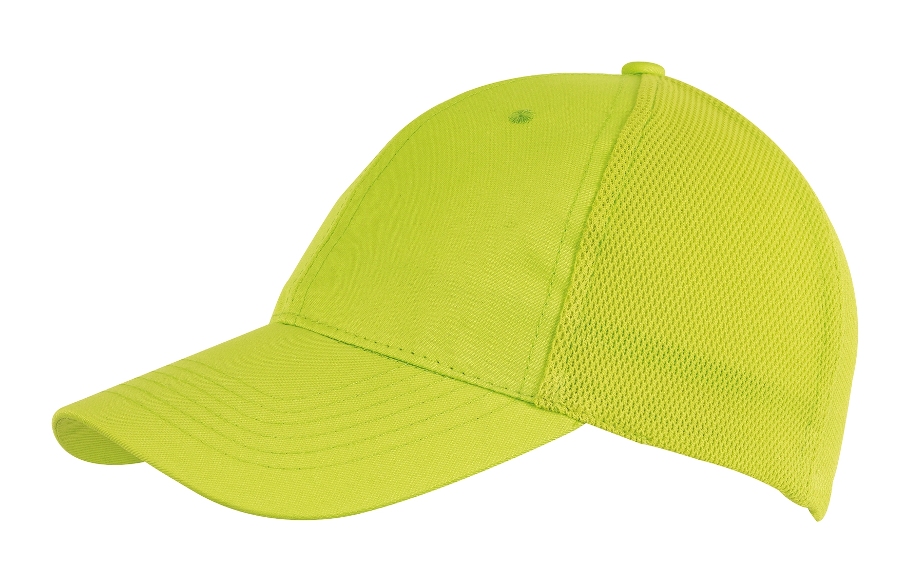 6 segmentowa czapka PITCHER, zielone jabłko 56-0701706 zielony