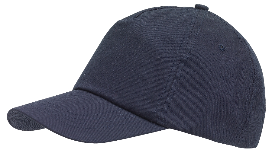 5-segmentowa czapka FAVOURITE, ciemnoniebieski 56-0702051 niebieski