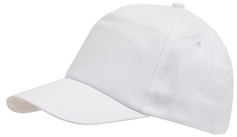 5-segmentowa czapka FAVOURITE, biały 56-0702056 biały