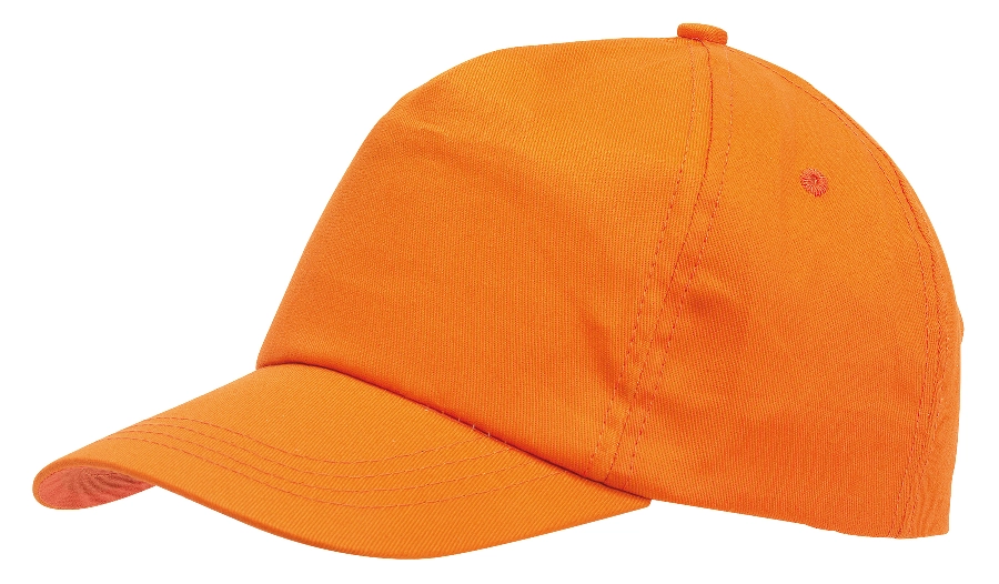 5-segmentowa czapka FAVOURITE, pomarańczowy 56-0702058 pomarańczowy