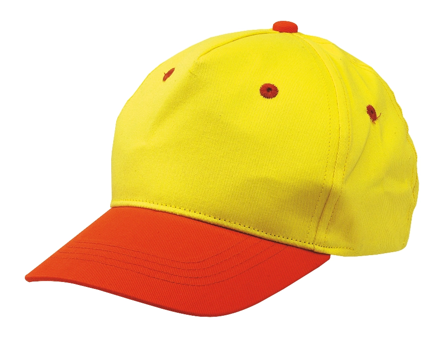 Dziecięca czapka baseballowa CALIMERO, pomarańczowy, żółty 56-0702125 żółty