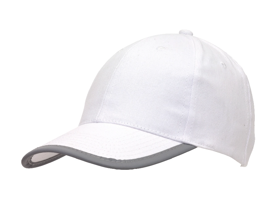 6-panelowa czapka DETECTION, biały 56-0702160 biały