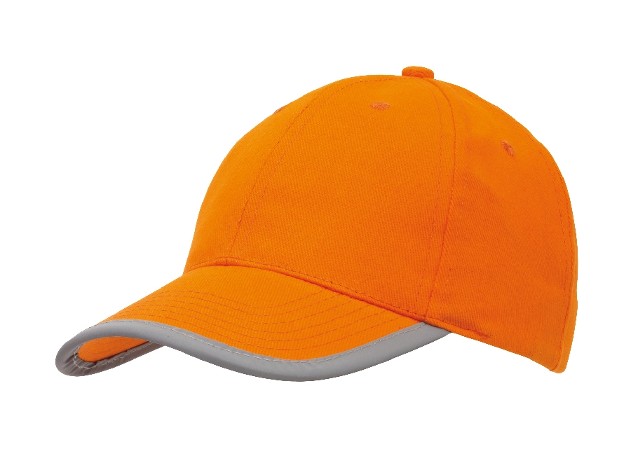 6-panelowa czapka DETECTION, pomarańczowy 56-0702161 pomarańczowy