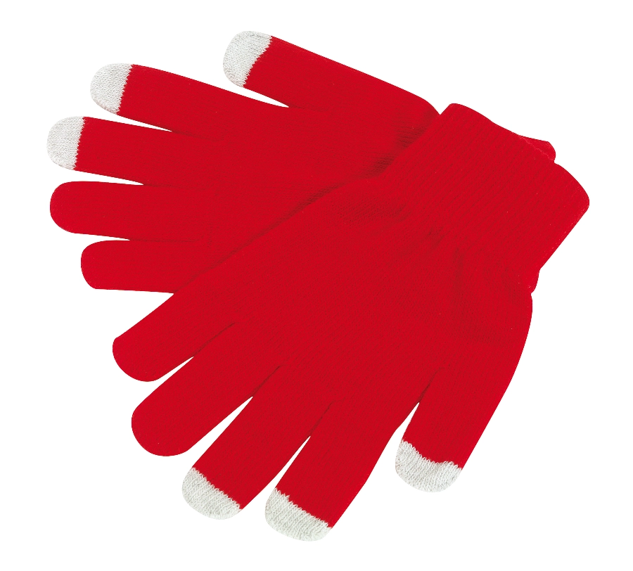 Rękawiczki dotykowe OPERATE, czerwony 56-0702412 czerwony