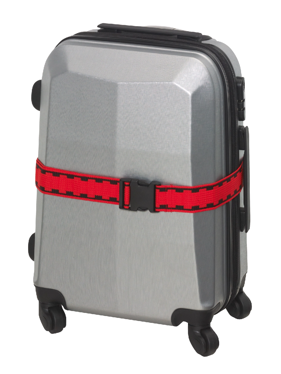 Pasek bagażowy FIX, czarny, czerwony, zielony 56-0890006