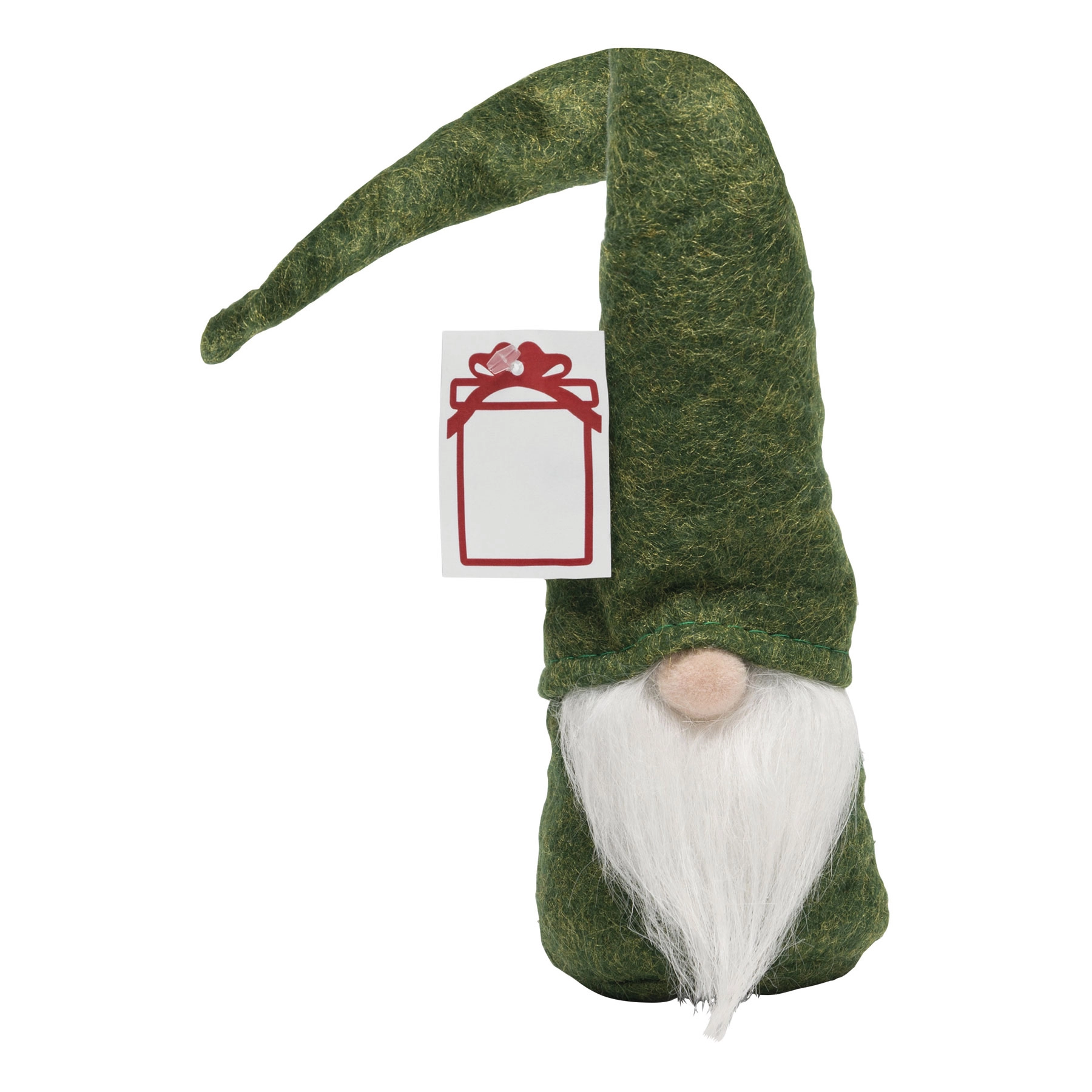 Filcowy świąteczny skrzat ze spiczastą czapką HANS, zielony 56-0902392