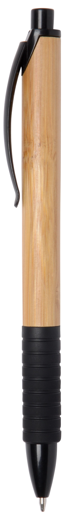Długopis BAMBOO RUBBER, brązowy, czarny 56-1101538 brązowy