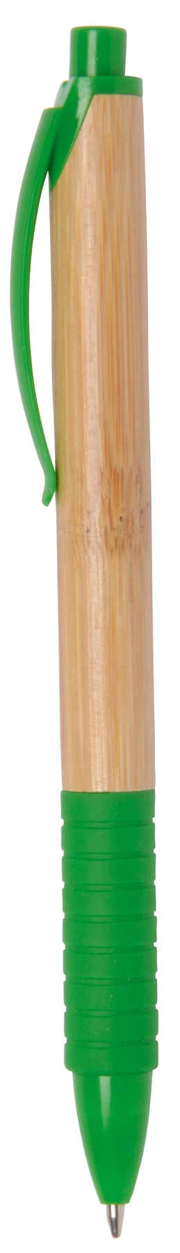 Długopis BAMBOO RUBBER, brązowy, zielony 56-1101541