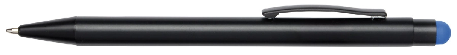 Długopis aluminiowy BLACK BEAUTY, czarny, niebieski 56-1101758