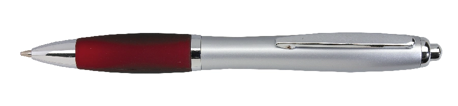 Długopis SWAY, bordowy, srebrny 56-1102002 srebrny
