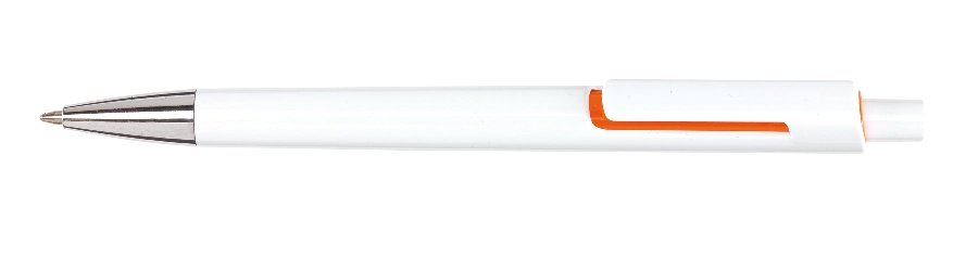 Długopis MIAMI, biały, pomarańczowy 56-1102053 biały