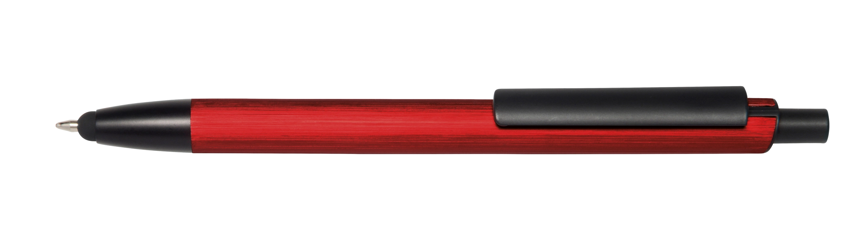 Długopis GENEVA, czarny, czerwony 56-1102097 czerwony