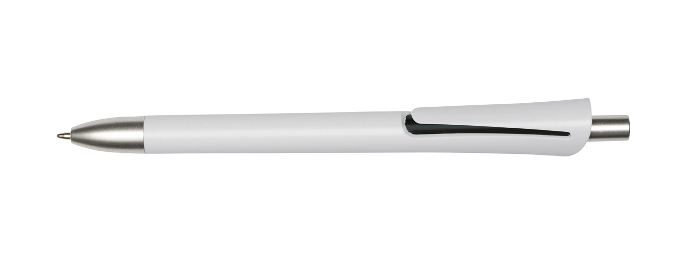Długopis OREGON, biały, czarny 56-1102101 biały