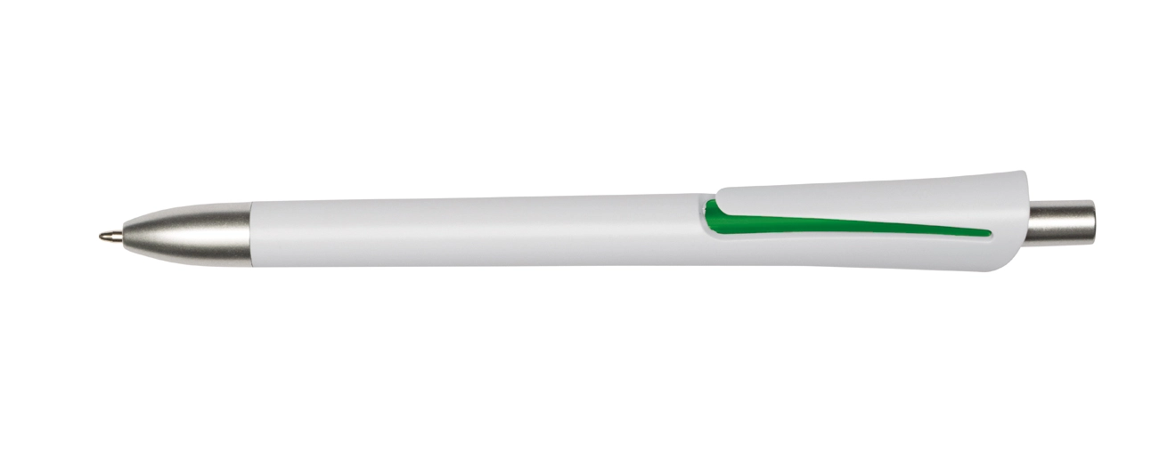 Długopis OREGON, biały, zielony 56-1102105 biały