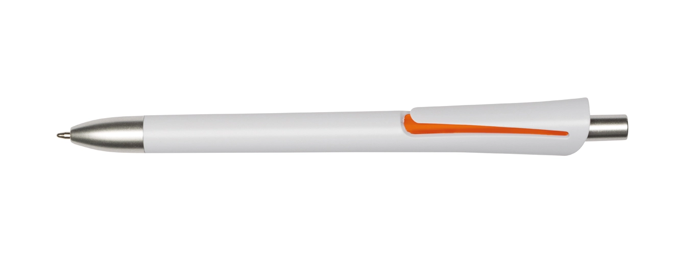 Długopis OREGON, biały, pomarańczowy 56-1102106 biały