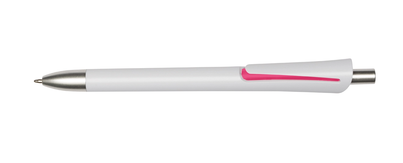 Długopis OREGON, biały, różowy 56-1102107 biały