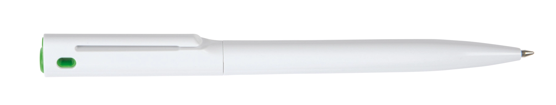 Długopis VERMONT, biały, zielony 56-1102119 biały