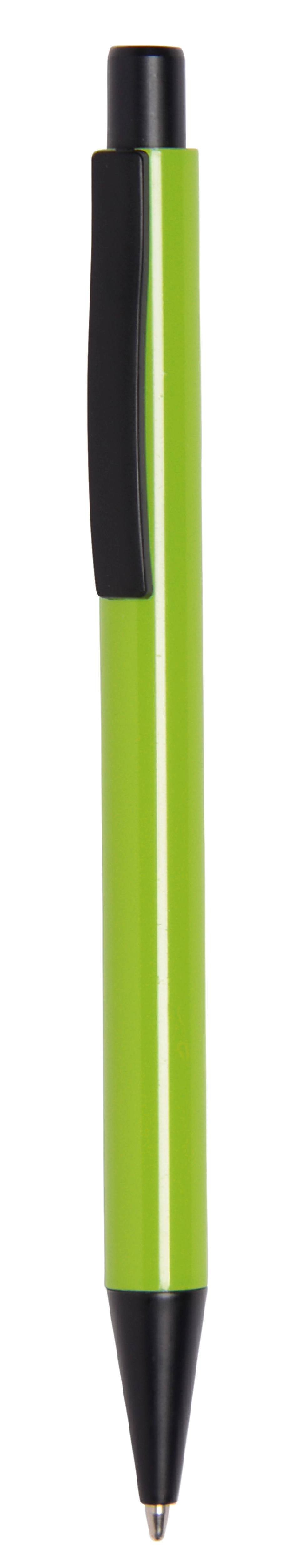 Aluminiowy długopis QUEBEC, zielone jabłko 56-1102146 zielony