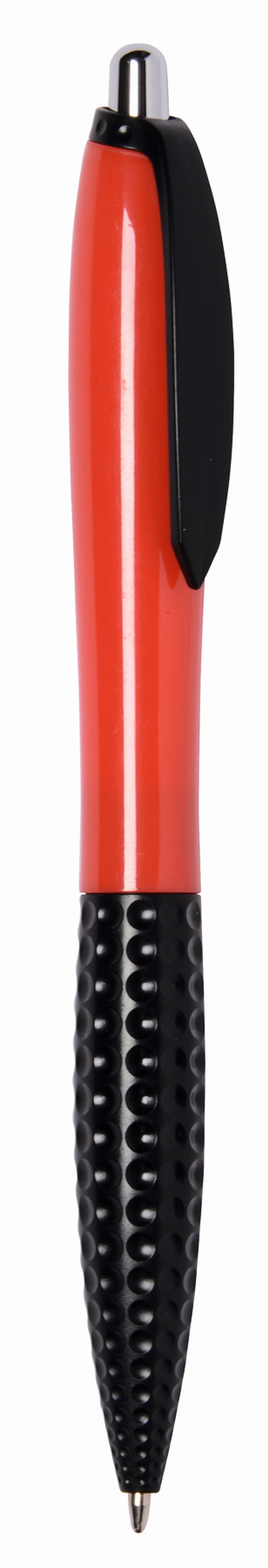 Długopis JUMP, czarny, czerwony 56-1102159 czerwony