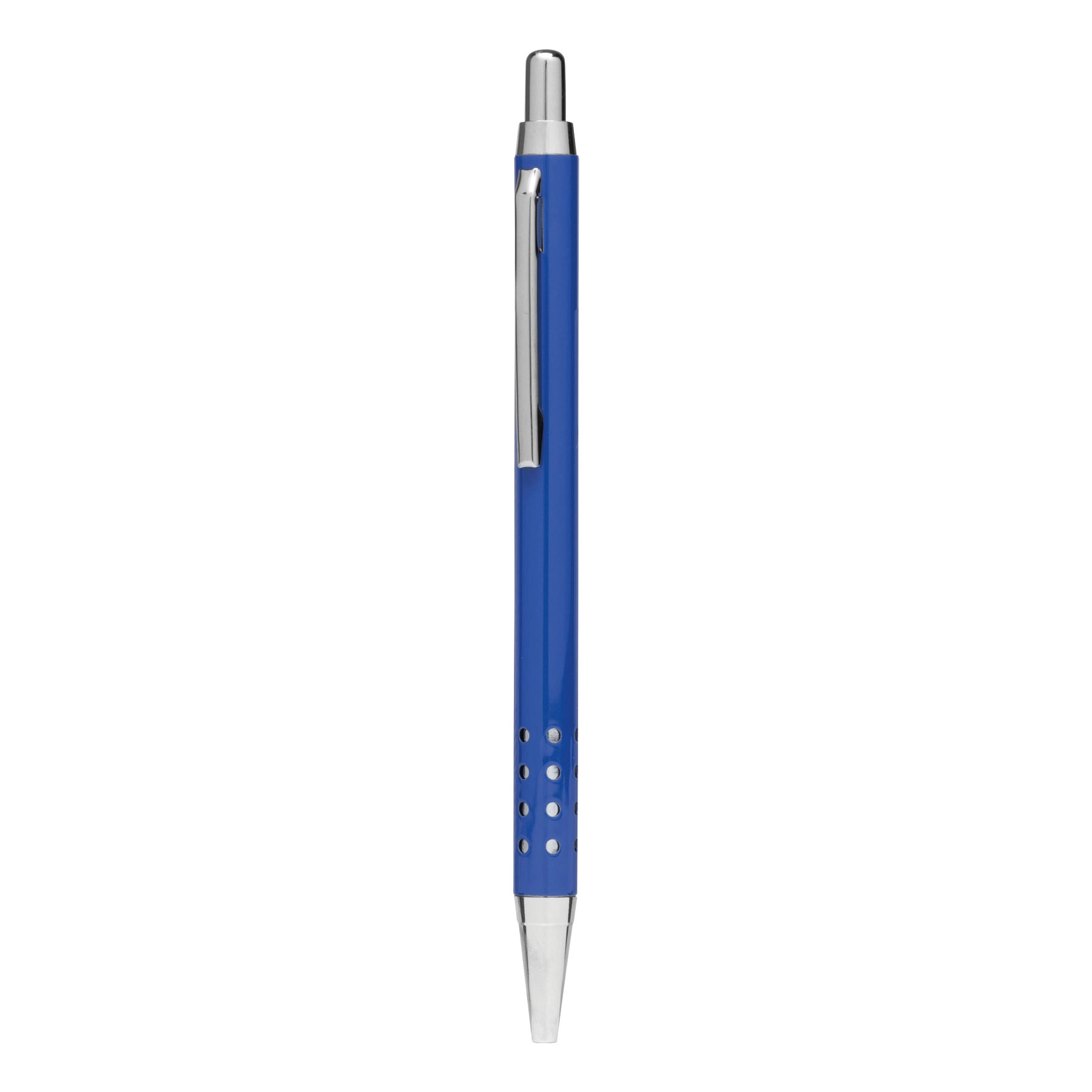Mosiężny długopis BUDAPEST, niebieski błyszczący 56-1102184