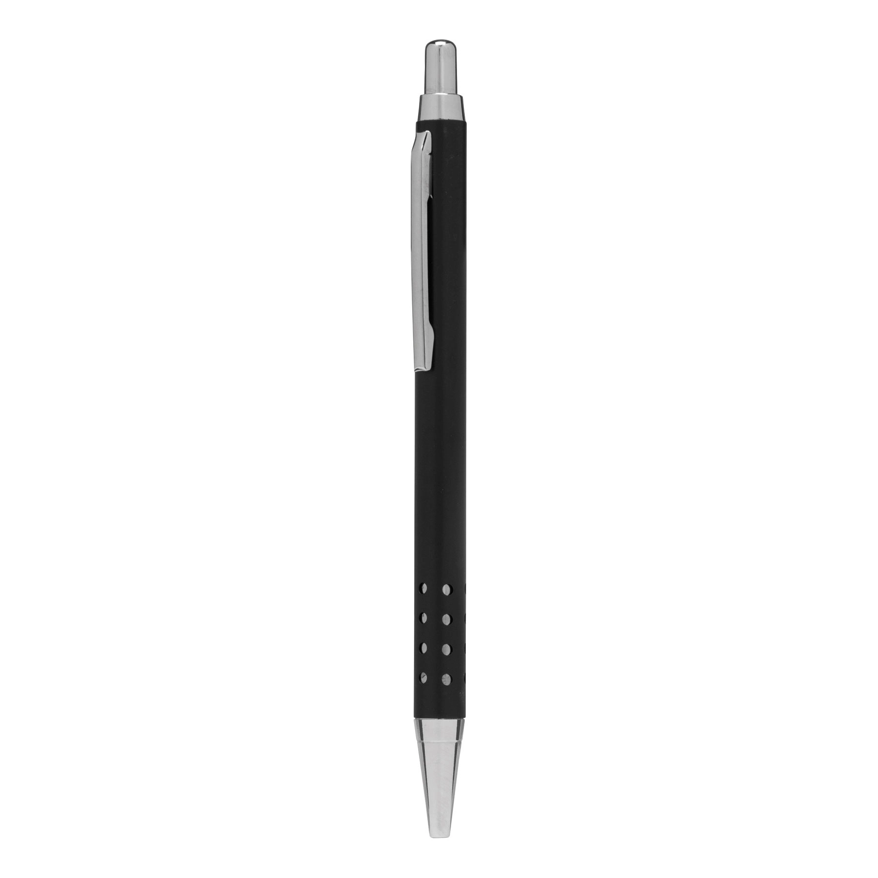 Mosiężny długopis BUDAPEST, czarny matowy 56-1102187
