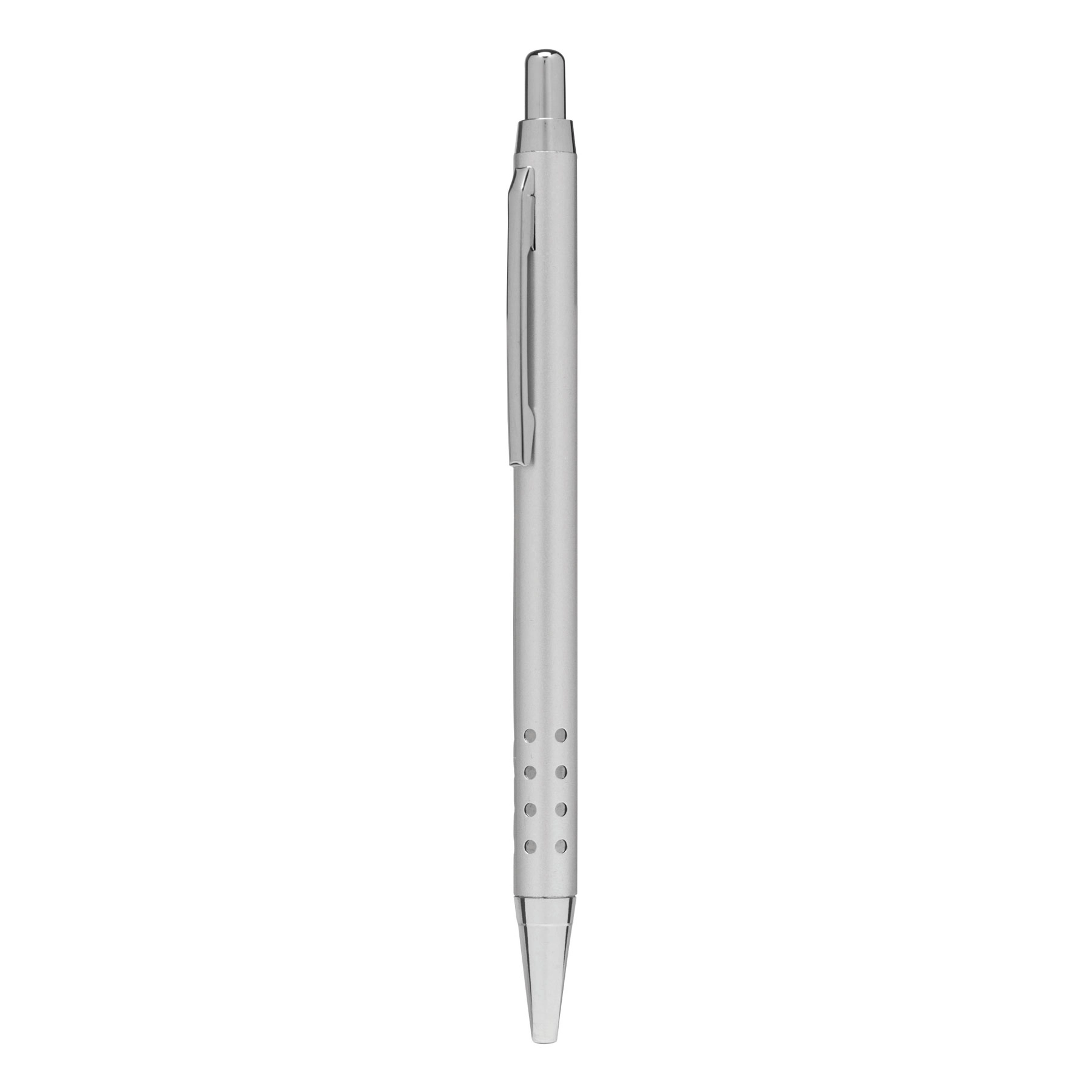 Mosiężny długopis BUDAPEST, srebrny matowy 56-1102189