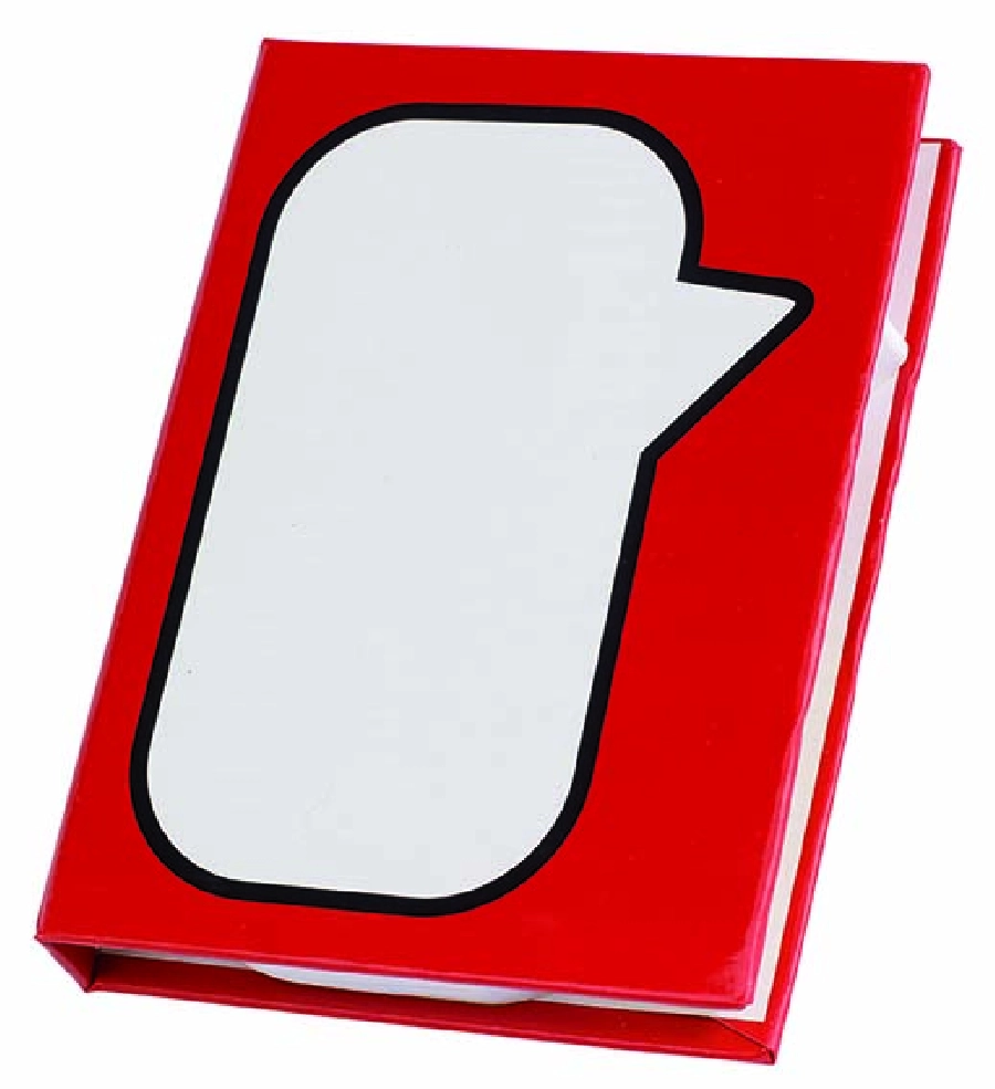 Pudełko na notatki SPEECH BUBBLE, czerwony 56-1103049 czerwony