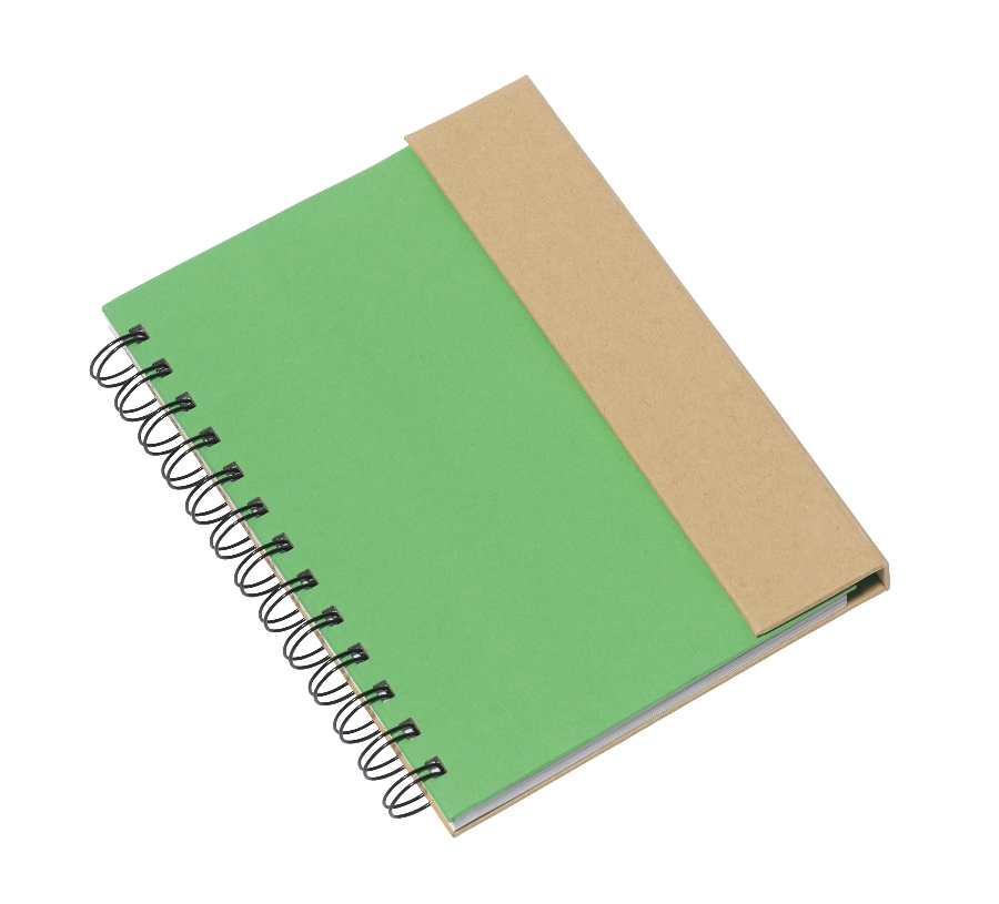 Notes MAGNY, naturalny, zielony 56-1103213 zielony