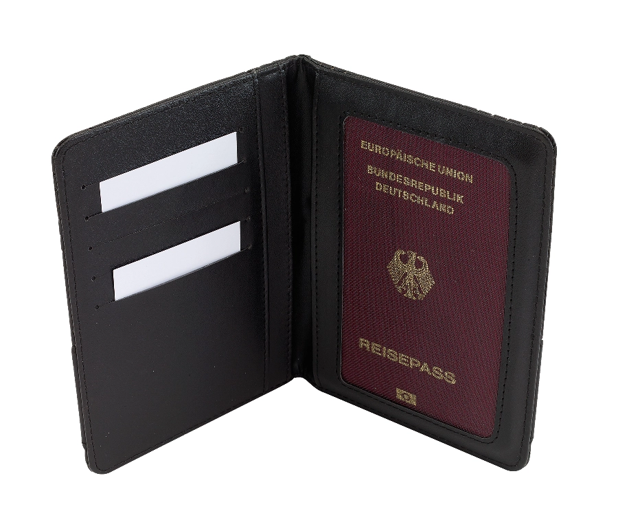 Etui na paszport HILL DALE, czarny 56-1103253 czarny