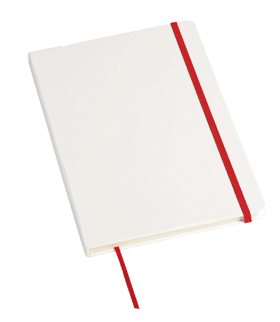 Notes AUTHOR w formacie A5, biały, czerwony 56-1103266 biały