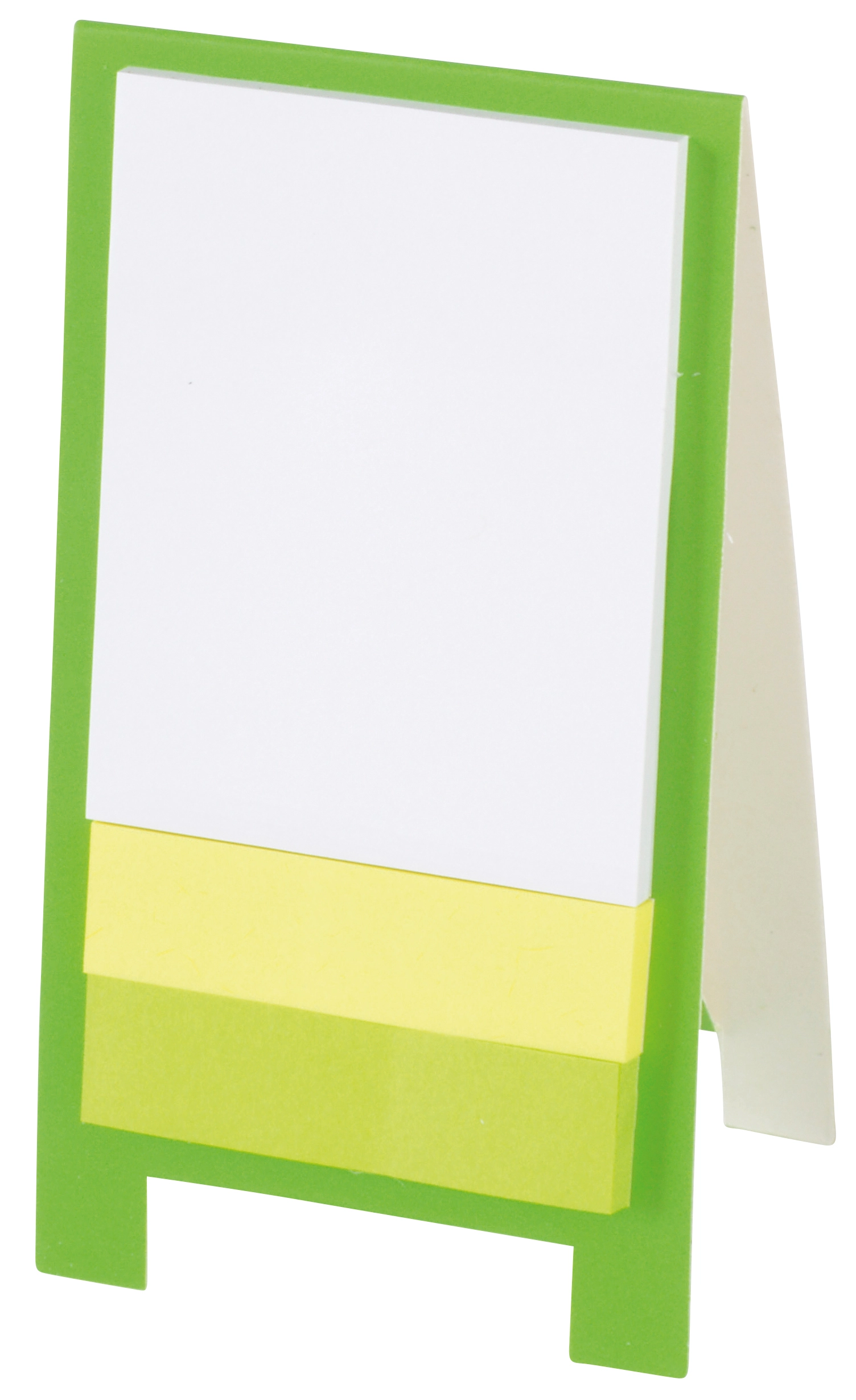 Mini stojak na notatki ADVERT, zielone jabłko 56-1103294 zielony