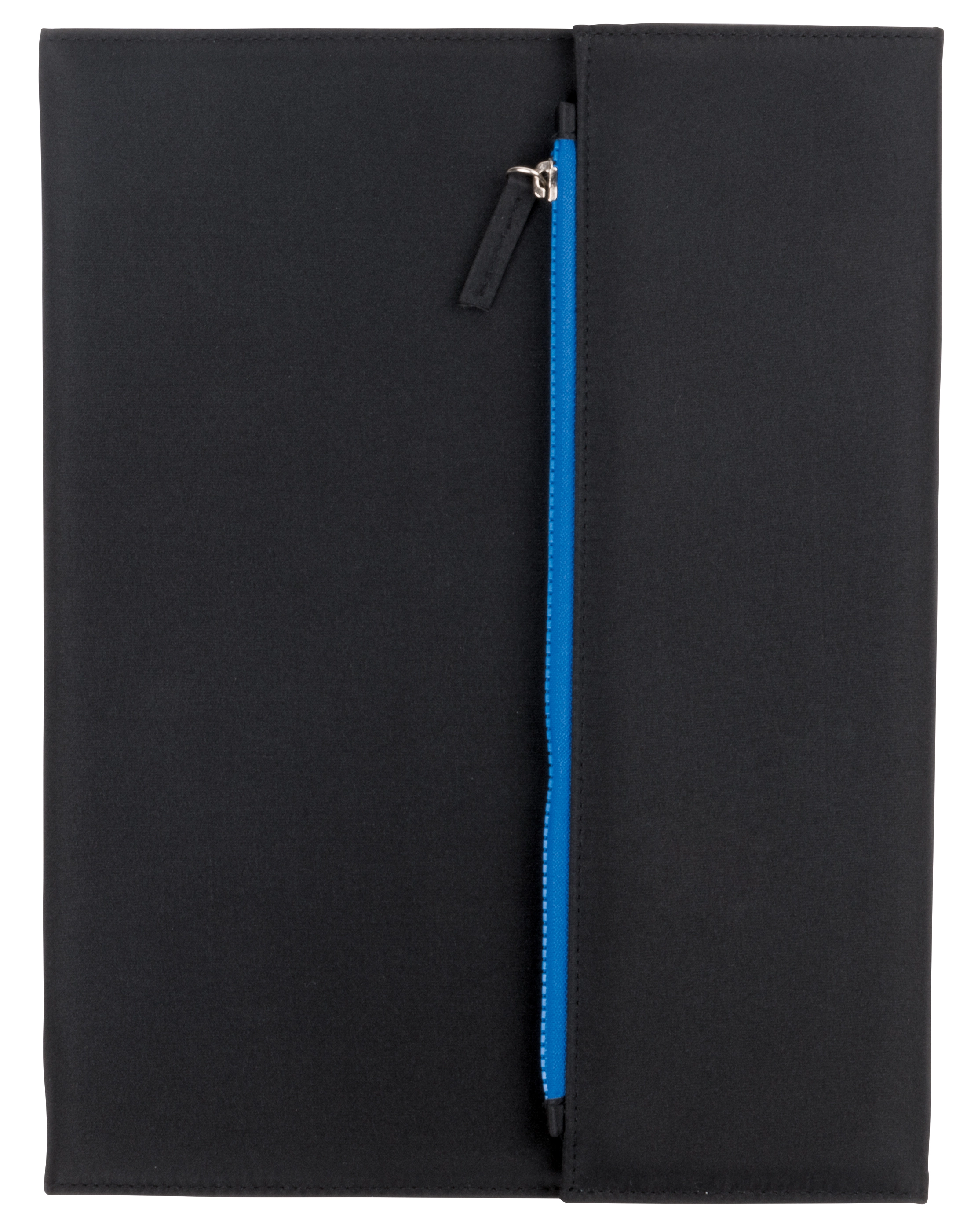 Portfolio ZIPPER w rozmiarze A4, czarny, niebieski 56-1103296 czarny