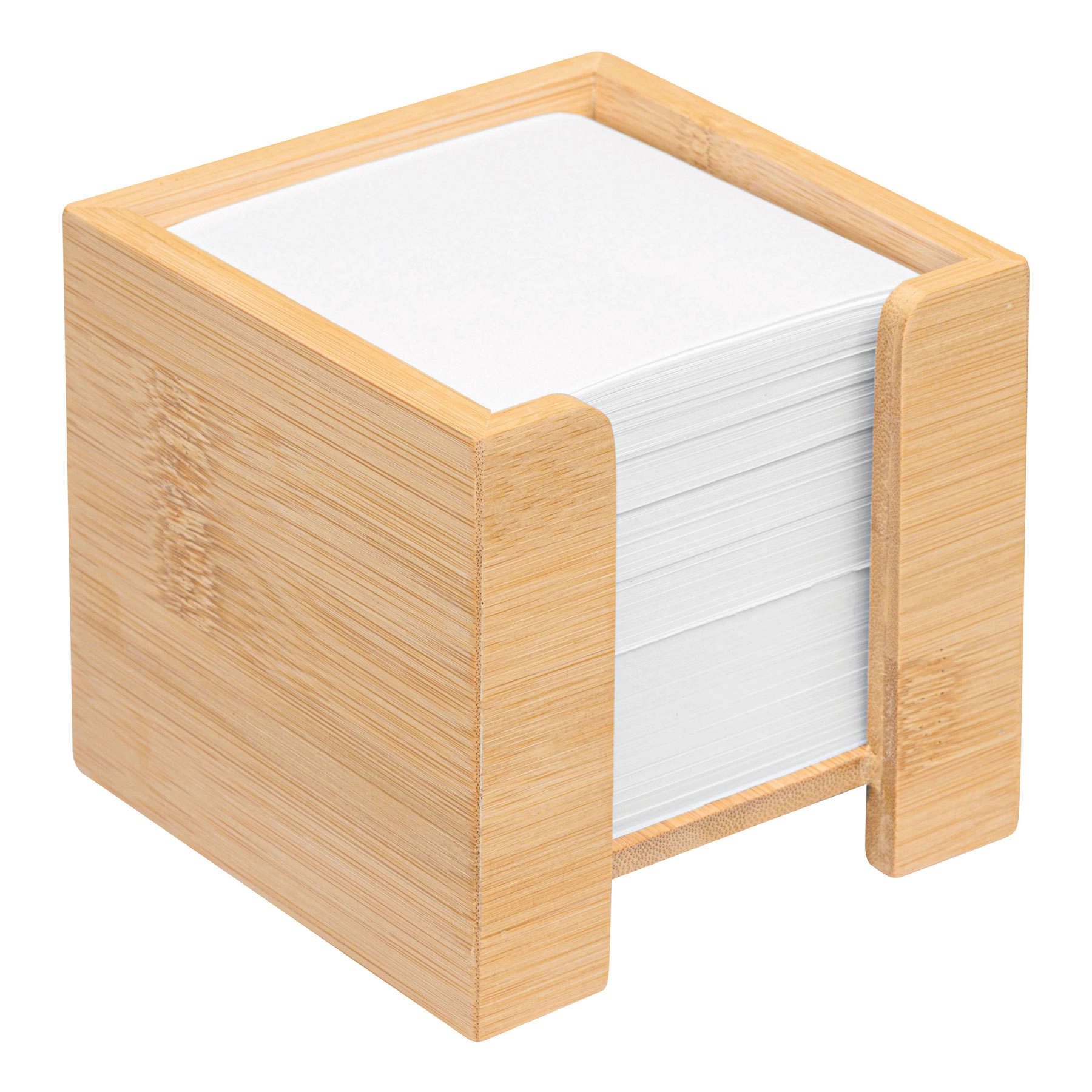 Memo cube NEVER FORGET BAMBOO, brązowy 56-1103333