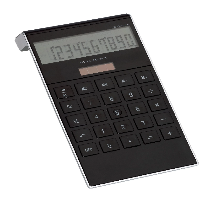 10-cyfrowy kalkulator DOTTY MATRIX, czarny 56-1104412 czarny