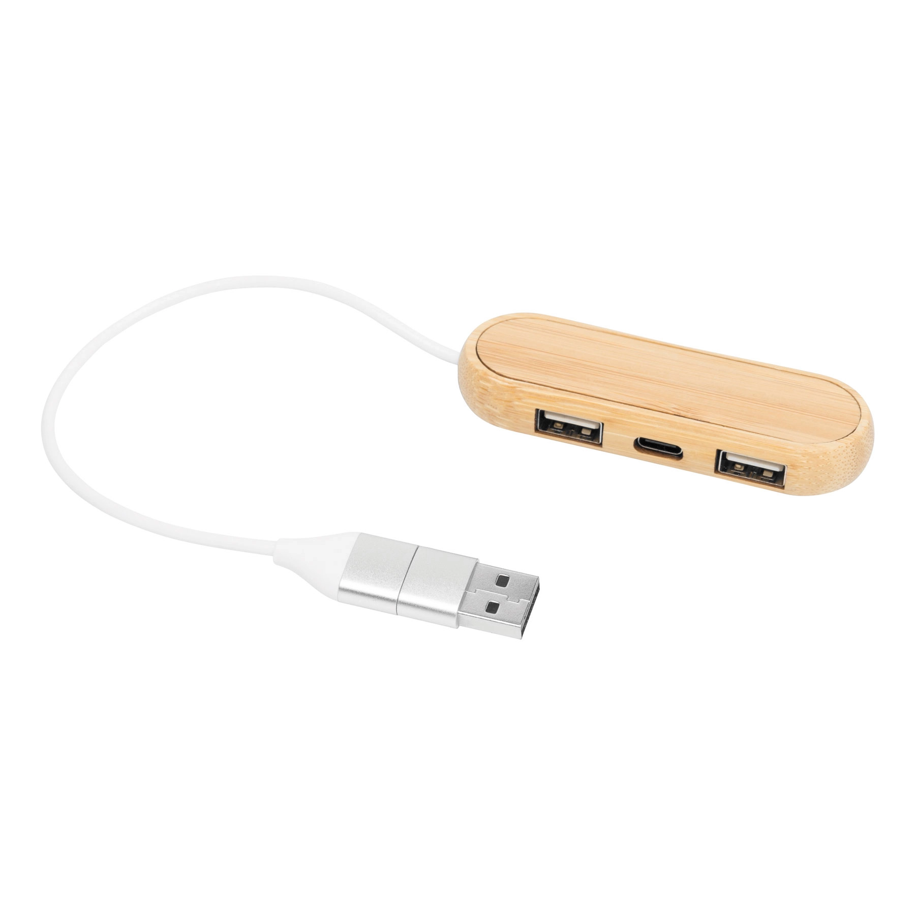 USB hub MULTIPLIER, brązowy 56-1107376